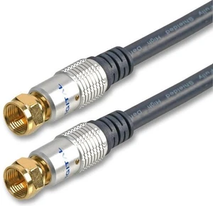 PRO SIGNAL - Kabel Satelit Koaksial HQ F-Type Lelaki ke Lelaki, 2m Biru - Picture 1 of 1