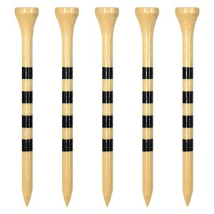 Bamboo Golf Tees, 3 1/4 inch Long Tees Golf 100 Count, Strong Sustainable Bio... - Picture 1 of 6