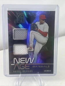 2022 Capstone RAISEL IGLESIAS #NAM-RI New Age Materials DUAL JERSEY - MLB CARD - Picture 1 of 7