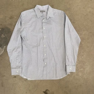Ted Baker London Men's Dress Shirt Button Down Size 4 Large Blue Pattern - Picture 1 of 9