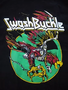 SWASHBUCKLE-SQUAWKING FOR VENGEANCE-T-SHIRT-SMALL-RARE - Picture 1 of 2