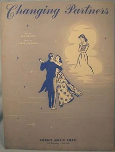 Vintage 1953 CHANGING PARTNERS Sheet Music COLEMAN (O) - Picture 1 of 1