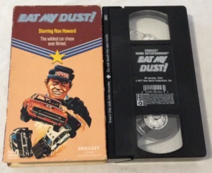 EAT MY DUST (VHS-1976) COMEDY-ACTION CAR CHASE-RON HOWARD-OOP-HTF-RARE - Picture 1 of 16