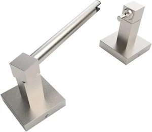 Toilet Paper Holder Stainless Steel Wall Mounted Roll Tissue Holder Rack US - Picture 1 of 22