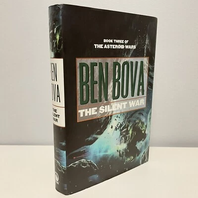 SIGNED The Silent War by Ben Bova (Hardcover DJ 1st/1st LN/VG Asteroid Wars 3) - Image 1 of 4