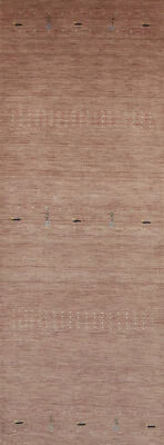 High-Quality Handmade Wool Gabbeh Rug Runner Hall-Way Tribal Carpet 3x10 ft - Image 1 of 4