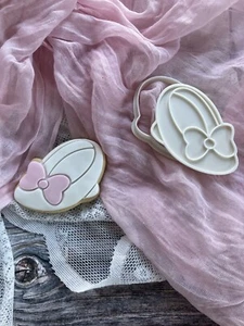 Shoe Cookie Cutter and Fondant Stamp, Heel, Prom, Fairytale, Mouse - Picture 1 of 3