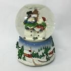Musical Youngs Glitter Snowman Waterball Snow Christmas Caroling Snow Globe