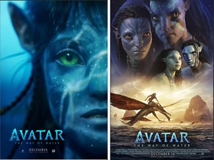 Avatar: The Way Of Water Original 27x40 DS Movie Teaser + Payoff Poster Posters - Picture 1 of 5