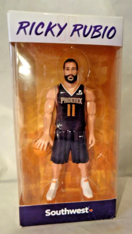 NBA PHOENIX SUNS RICKY RUBIO SOUTHWEST AIRLINES SUPERHERO DAY ACTION FIGURE 6" Cover