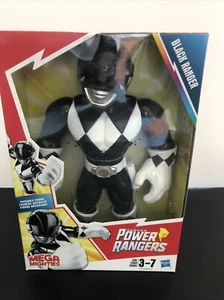 Playskool Heroes Mega Mighties Power Rangers Black Ranger 10" Figur Spielzeug NEU - Bild 1 von 4