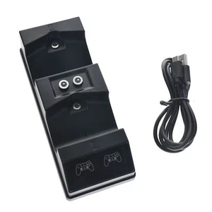 Double Manette Chargeur Station Dock USB Support de Charge Rapide pour PS4/Slim/Pro US - Photo 1 sur 8