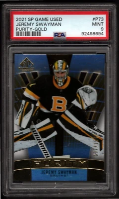 JEREMY SWAYMAN 2021-22 SP Game Used  PURITY GOLD ROOKIE #/150 PSA 9 Mint Low POP - Image 1 of 2