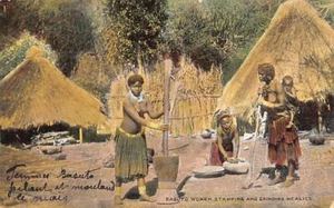 Lesotho - Basuto women stamping and grinding healies - Publ. unknown - Imagen 1 de 2
