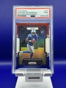 2023 Panini Prizm #343 Anthony Richardson ROOKIE Red, White, & Blue Prizm PSA 9 - Bild 1 von 2