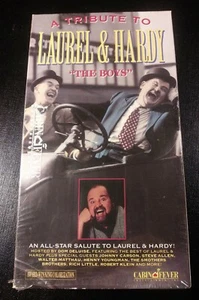a tribute to LAUREL & HARDY / VHS / PLAY-TESTED / hosted by DOM DELUISE - Bild 1 von 3
