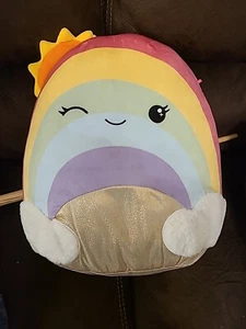 Peluche giocattolo arcobaleno sole 16" Squishmallow Kellytoy - Foto 1 di 4