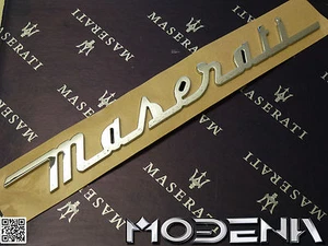 Maserati Schriftzug Kofferraum Trunk Emblem Sign Quattroporte QP V GranTurismo - Bild 1 von 1