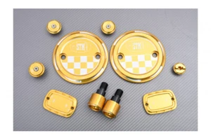 STM ATX-G002 - Aluminium Accessories Kit color Gold YAMAHA TMAX 530 2012-2014 - Picture 1 of 6