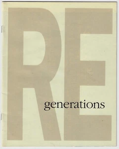 REGENERATIONEN"" 1989 University of Illinois at Chicago Fotokatalog SELTEN! - Bild 1 von 3