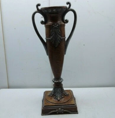 Home Fashion Center Tall Moulded Plastic Tudor Candlestick Pillar Holder 14" - Image 1 of 4