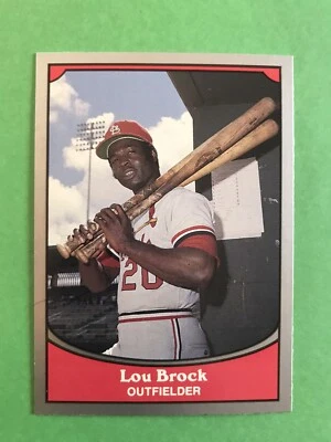 1990 PACIFIC TRADING #12 LOU BROCK - ST. LOUIS CARDINALS - Image 1 of 2