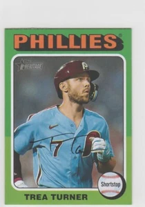 Mini Trea Turner Throwback Topps Heritage SP Philadelphia Phillies #181 2024 - Imagen 1 de 1
