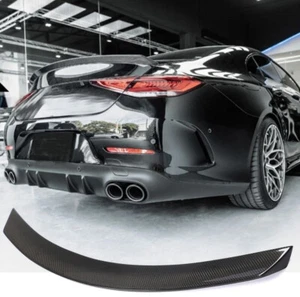 REAL CARBON Rear Trunk Spoiler Wing FOR BENZ C257 CLS450 CLS53 CLS63  2019-21 - Bild 1 von 15