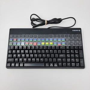 Teclado USB Cherry SPOS G86-61400EUADAA POS negro usado - Imagen 1 de 5