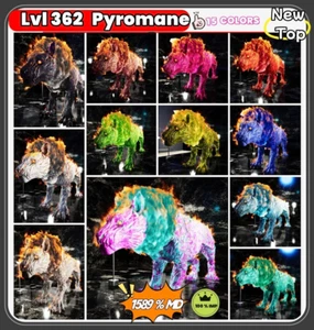 Ark Survival Ascended PVE Pyromane/ Pyro TOP 1589%MD/ 1548 Weight PC/PS/XBOX - Picture 1 of 31