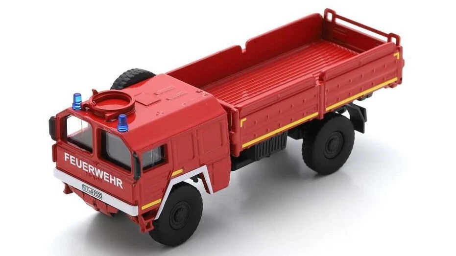 Schuco MAN KAT1 5T GL.FEUERWEHR (DIE CAST) 1:87 - Immagine 1 di 1