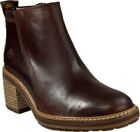 TIMBERLAND WOMEN'S SIENNA HIGH RUST FULL GRAIN LEATHER ZIP BOOTS, A1YMG
