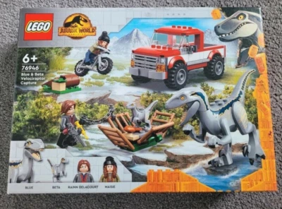 LEGO Jurassic World Blue & Beta Velociraptor Capture 76946 Building Kit 181 pcs - Image 1 of 2