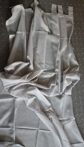 NEU 2 Stück Schlaufenschals Store hell grau 145 cm breit, 255 cm lang "bonprix" - Bild 1 von 1