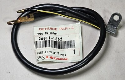 1 NEW 1996-1999 Kawasaki VN1500 Vulcan VN 1500 Battery Lead Wire OEM 26011-1662 - Image 1 of 2