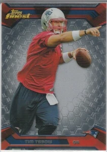 Camiseta Tim Tebow New England Patriots TOPPS MEJOR TARJETA DE FÚTBOL AMERICANO ¡Los Broncos GATORS! - Imagen 1 de 2