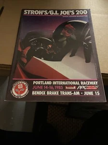 1985 Portland Stroh’s G.I. Joe’s Indy Car CART Trans Am Racing Program - Picture 1 of 2