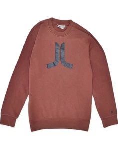 Maglione felpa uomo grafica WESC XS marrone cotone M312 - Foto 1 di 3