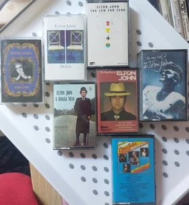 8 x ELTON JOHN Albums VERY BEST,DUETS,GREATEST,TOO LOW ZERO,GOODBYE YELLOW BRICK - Picture 1 of 5