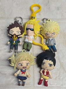 LOT OF 5 Hero Academia Collector's Keyrings - Picture 1 of 7