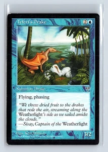 (2x) TEFERI'S DRAKE – MTG Magic the Gathering Card – Mirage – Common - Picture 1 of 6