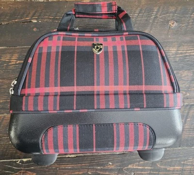 Bolso de mano para pasar la noche Heys Canadá estuche rígido híbrido a cuadros  Foto 1 de 4