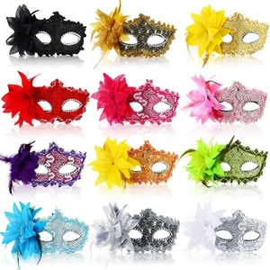 24 Pack Masquerade Mask Unisex Half Face Venetian Masks Mardi Gras Masks Anti... - Picture 1 of 7