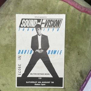 David Bowie concert ticket Milton Keynes 4 August 1990 - Picture 1 of 2