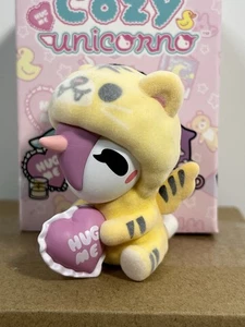 Tokidoki Cozy Unicorno HUGGY Flocked 3” Vinyl Figure New with Box - Picture 1 of 10