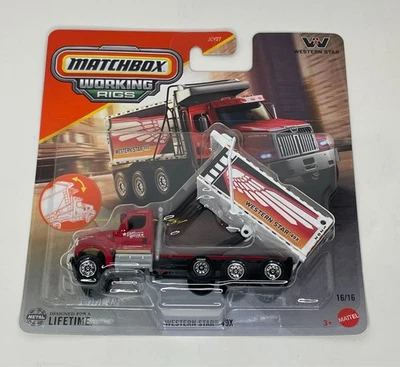 2025 Matchbox Working Rigs 16/16 Western Star 49X - Image 1 of 2