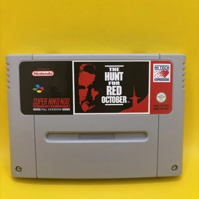 The Hunt for Red October - SNES Cart, Super Nintendo. - Image 1 of 4