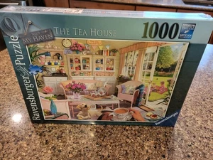 RAVENSBURGER 1000 Piece Puzzle THE TEA HOUSE Brand New Sealed - Picture 1 of 5