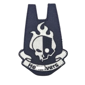 HellJumper White/Blk Tactical Patch [3.5 inch - Hook Fastener Backing ] R1 - Picture 1 of 1