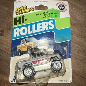 Vintage 1982 Road Champs Hi Rollers Copper 4X4 Truck Diecast 1/56 Scale Silver - Picture 1 of 7